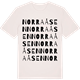 Vintage White t-shirt med Norra Åsen ordlek t-shirt