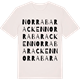 Vintage White t-shirt med Norra baracken ordlek t-shirt