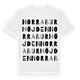 White t-shirt med Norra Burhöjden ordlek t-shirt