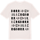 Vintage White t-shirt med Norra Hemulberg ordlek t-shirt
