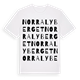 Norra Lyberget ordlek t-shirt