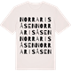 Vintage White t-shirt med Norra Risåsen ordlek t-shirt