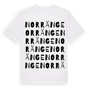 Norränge ordlek t-shirt – ekologisk bomull t-shirt från Pinshirt