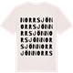 Vintage White t-shirt med Norrsjön ordlek t-shirt