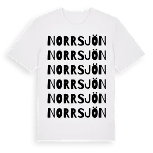 Norrsjön ordlek t-shirt – ekologisk bomull t-shirt från Pinshirt