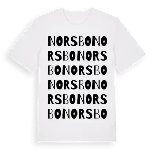 Norsbo ordlek t-shirt – ekologisk bomull t-shirt från Pinshirt