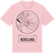 Pink Cotton t-shirt med Norslund t-shirt