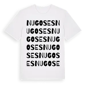 Nugoses ordlek t-shirt – ekologisk bomull t-shirt från Pinshirt