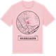 Pink Cotton t-shirt med Nya Bergslagsbyn t-shirt