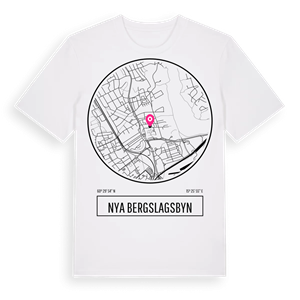 Nya Bergslagsbyn t-shirt – ekologisk bomull t-shirt från Pinshirt