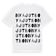 Nya Jutbo ordlek t-shirt