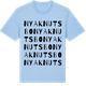 Blue Soul t-shirt med Nya Knutsbo ordlek t-shirt