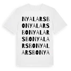 Nya Larsbo ordlek t-shirt – ekologisk bomull t-shirt från Pinshirt