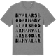 Mid Heather Gray t-shirt med Nya Larsbodarna ordlek t-shirt