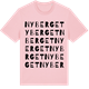Pink Cotton t-shirt med Nyberget ordlek t-shirt