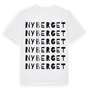 Nyberget ordlek t-shirt – ekologisk bomull t-shirt från Pinshirt