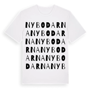 Nybodarna ordlek t-shirt – ekologisk bomull t-shirt från Pinshirt