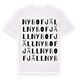 Nybofjäll ordlek t-shirt