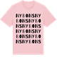 Pink Cotton t-shirt med Nybons ordlek t-shirt