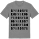 Mid Heather Gray t-shirt med Nybro ordlek t-shirt