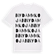 Nydammkojan ordlek t-shirt