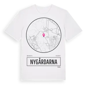 Nygårdarna t-shirt – ekologisk bomull t-shirt från Pinshirt