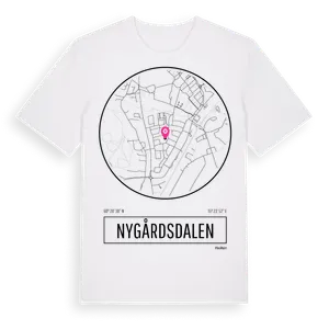 Nygårdsdalen t-shirt – ekologisk bomull t-shirt från Pinshirt