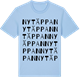 Blue Soul t-shirt med Nytäppan ordlek t-shirt