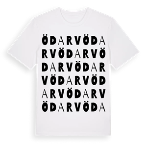 Ödarv ordlek t-shirt – ekologisk bomull t-shirt från Pinshirt