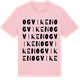 Pink Cotton t-shirt med Ogviken ordlek t-shirt