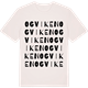 Vintage White t-shirt med Ogviken ordlek t-shirt