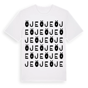 Öje ordlek t-shirt – ekologisk bomull t-shirt från Pinshirt