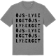 Mid Heather Gray t-shirt med Öjs-Lyberget ordlek t-shirt
