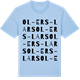 Blue Soul t-shirt med Ol-Ers-Lars ordlek t-shirt