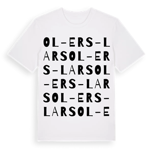 Ol-Ers-Lars ordlek t-shirt – ekologisk bomull t-shirt från Pinshirt