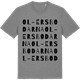 Mid Heather Gray t-shirt med Ol-Ersbodarna ordlek t-shirt