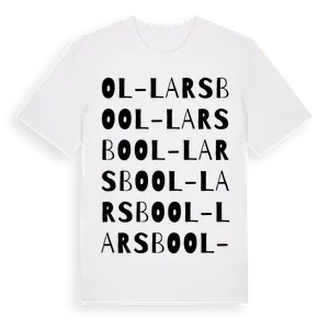 Ol-Larsbo ordlek t-shirt – ekologisk bomull t-shirt från Pinshirt