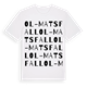 Ol-Matsfall ordlek t-shirt