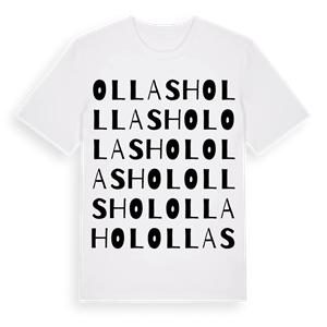 Ollashol ordlek t-shirt – ekologisk bomull t-shirt från Pinshirt