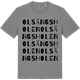 Mid Heather Gray t-shirt med Olsängsholen ordlek t-shirt