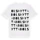 Olshyttan ordlek t-shirt