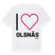 Jag älskar Olsnäs t-shirt stort tryck
