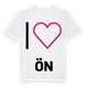 Jag älskar Ön t-shirt stort tryck