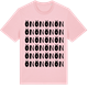 Pink Cotton t-shirt med Ön ordlek t-shirt