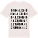 Vintage White t-shirt med Öndalen ordlek t-shirt