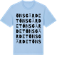 Blue Soul t-shirt med Önsgärdet ordlek t-shirt