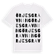 Örjesgravning ordlek t-shirt