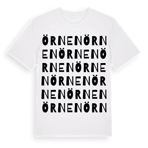 Örnen ordlek t-shirt – ekologisk bomull t-shirt från Pinshirt