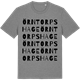 Mid Heather Gray t-shirt med Örntorps Hage ordlek t-shirt