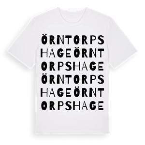 Örntorps Hage ordlek t-shirt – ekologisk bomull t-shirt från Pinshirt